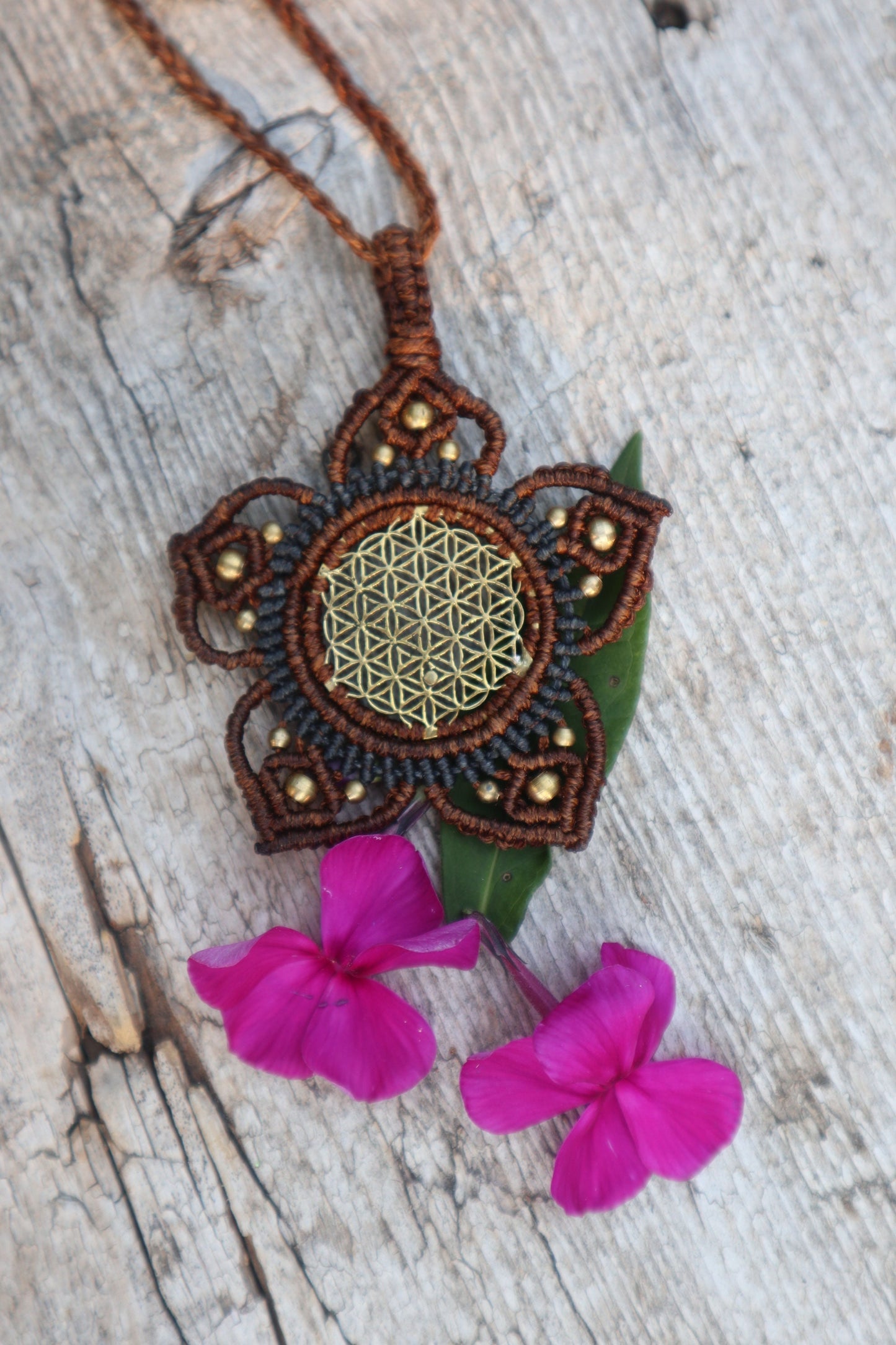 Mandala Kette, Blume des Lebens, Flower of Life