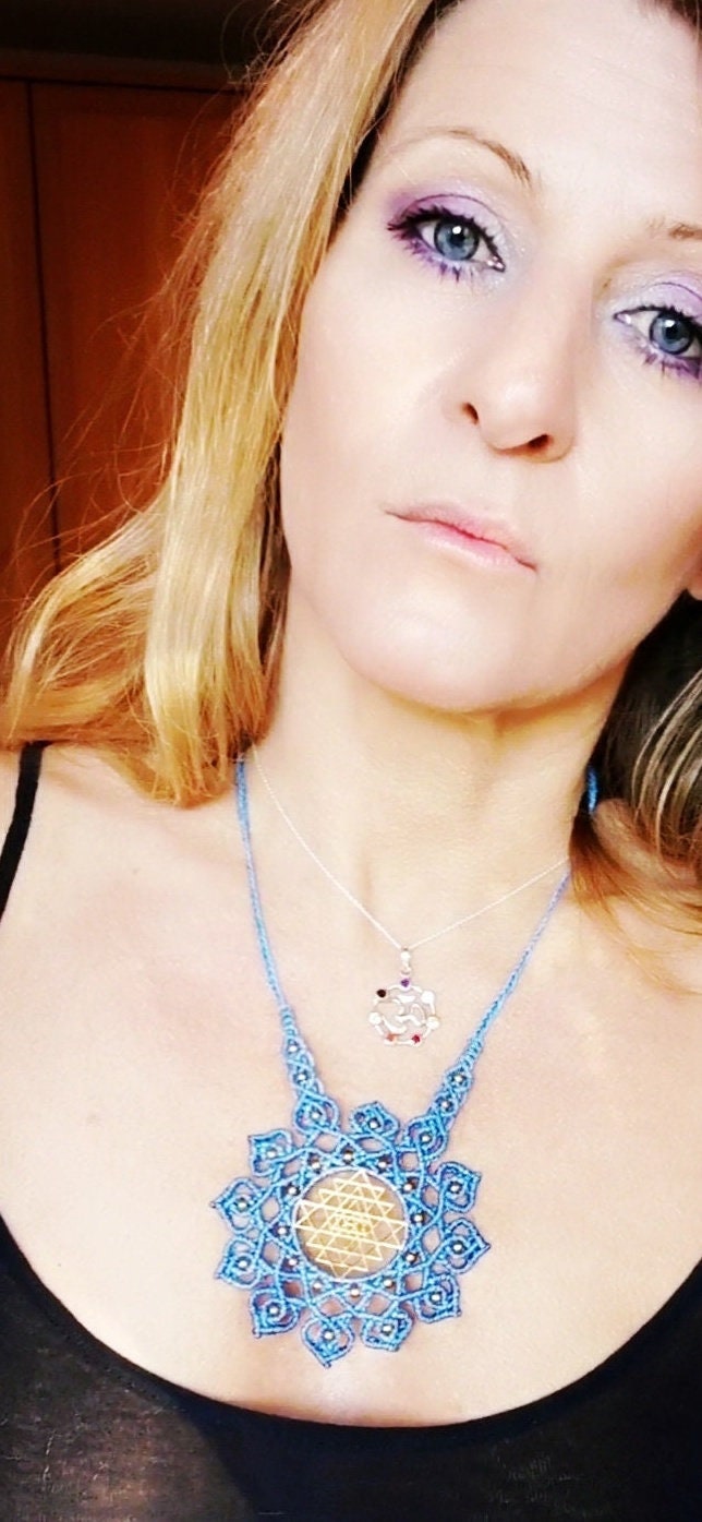 Shri Yantra Mandala Anhänger,