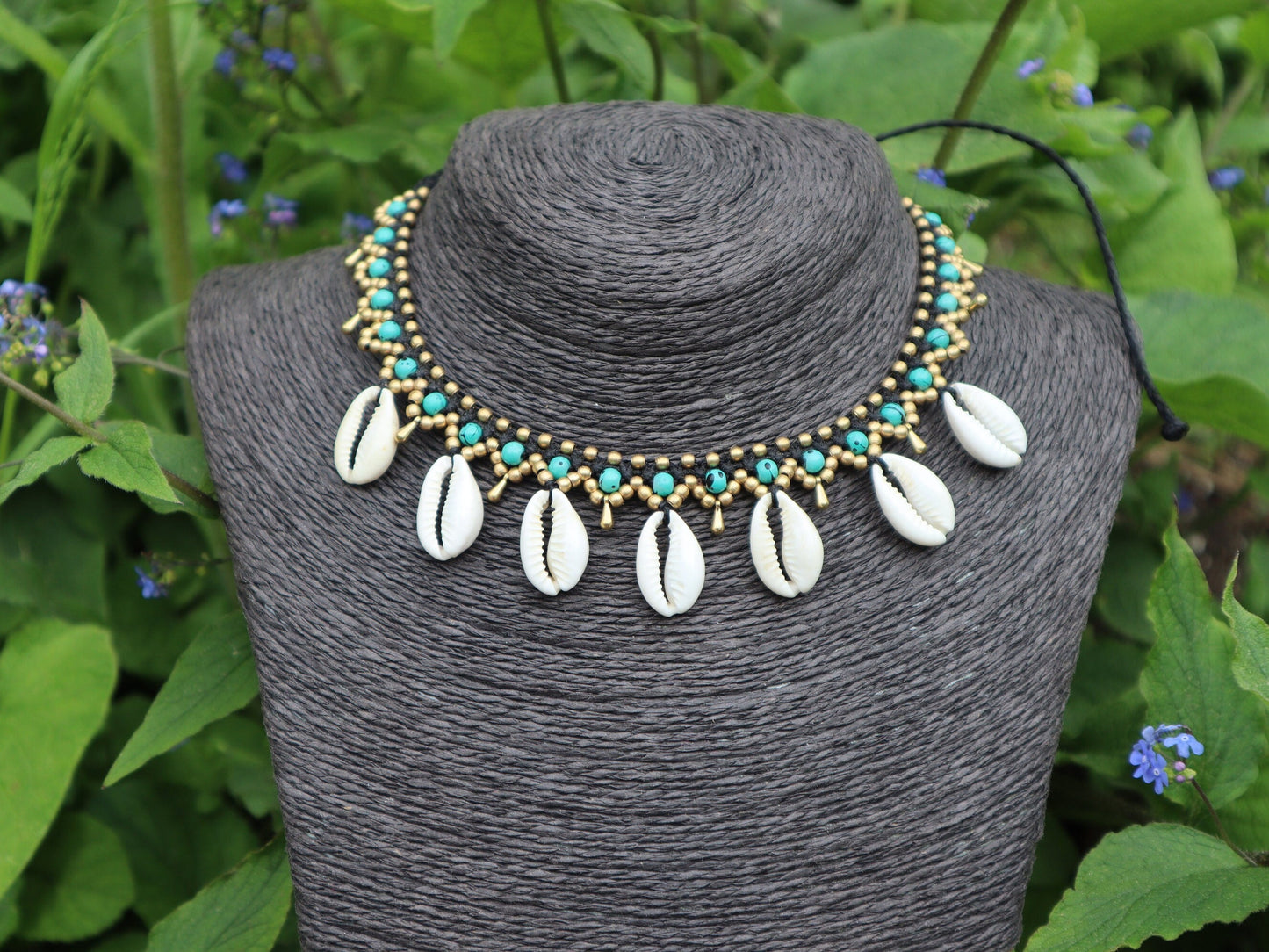 Muschel Halskette | Macrame