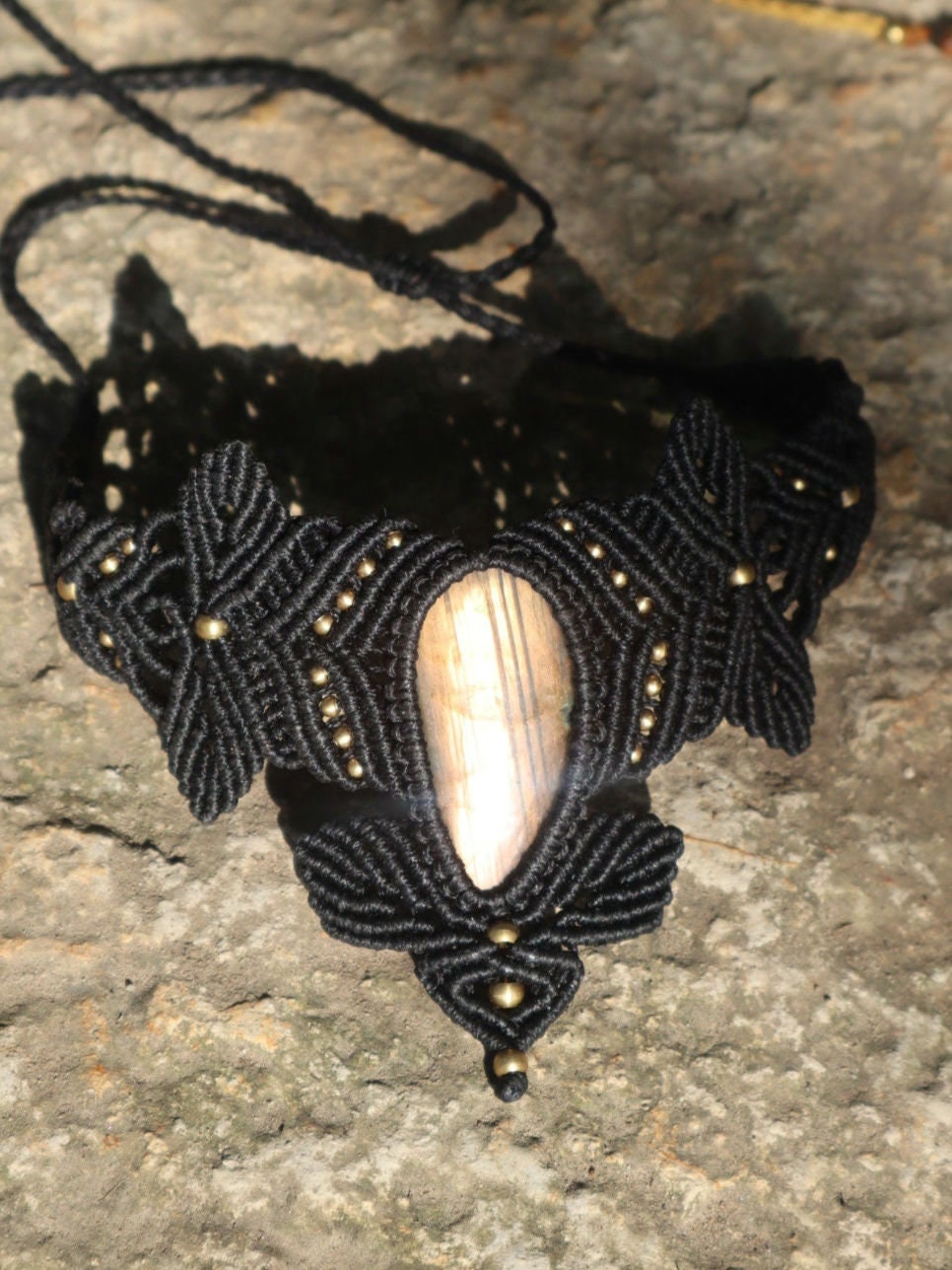 Collier mit Labradorit Halskette,