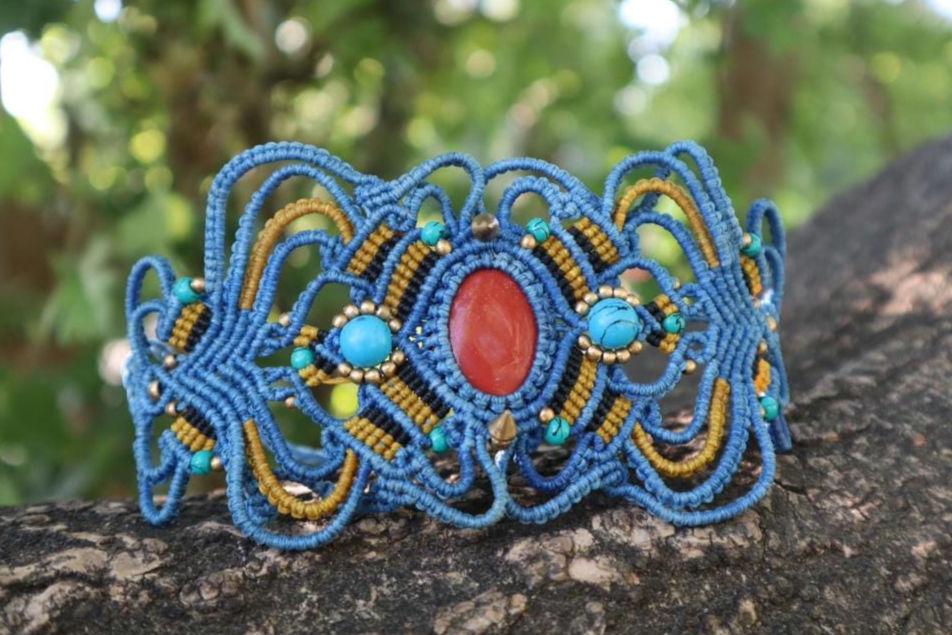 Feen Armband aus handgeknüpftem