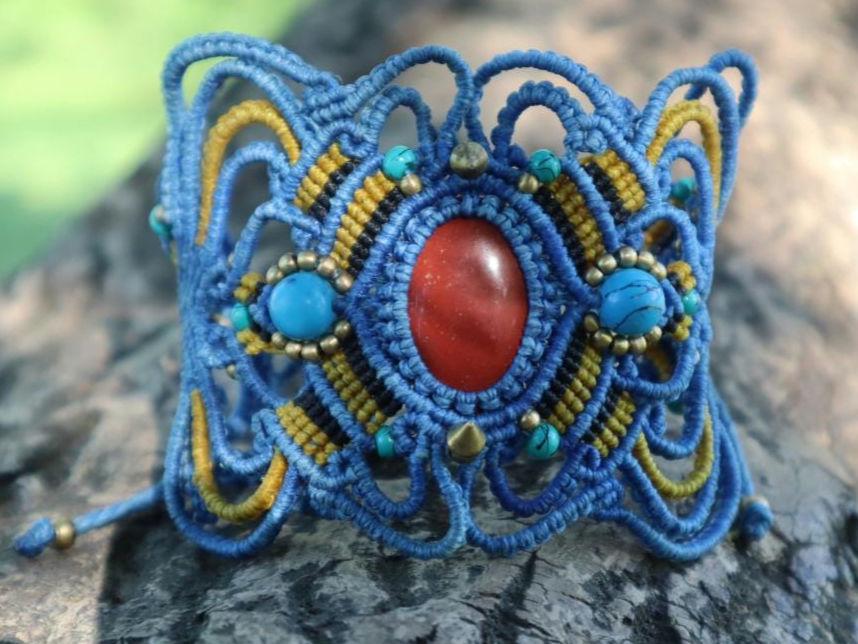 Feen Armband aus handgeknüpftem