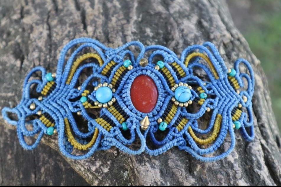 Feen Armband aus handgeknüpftem