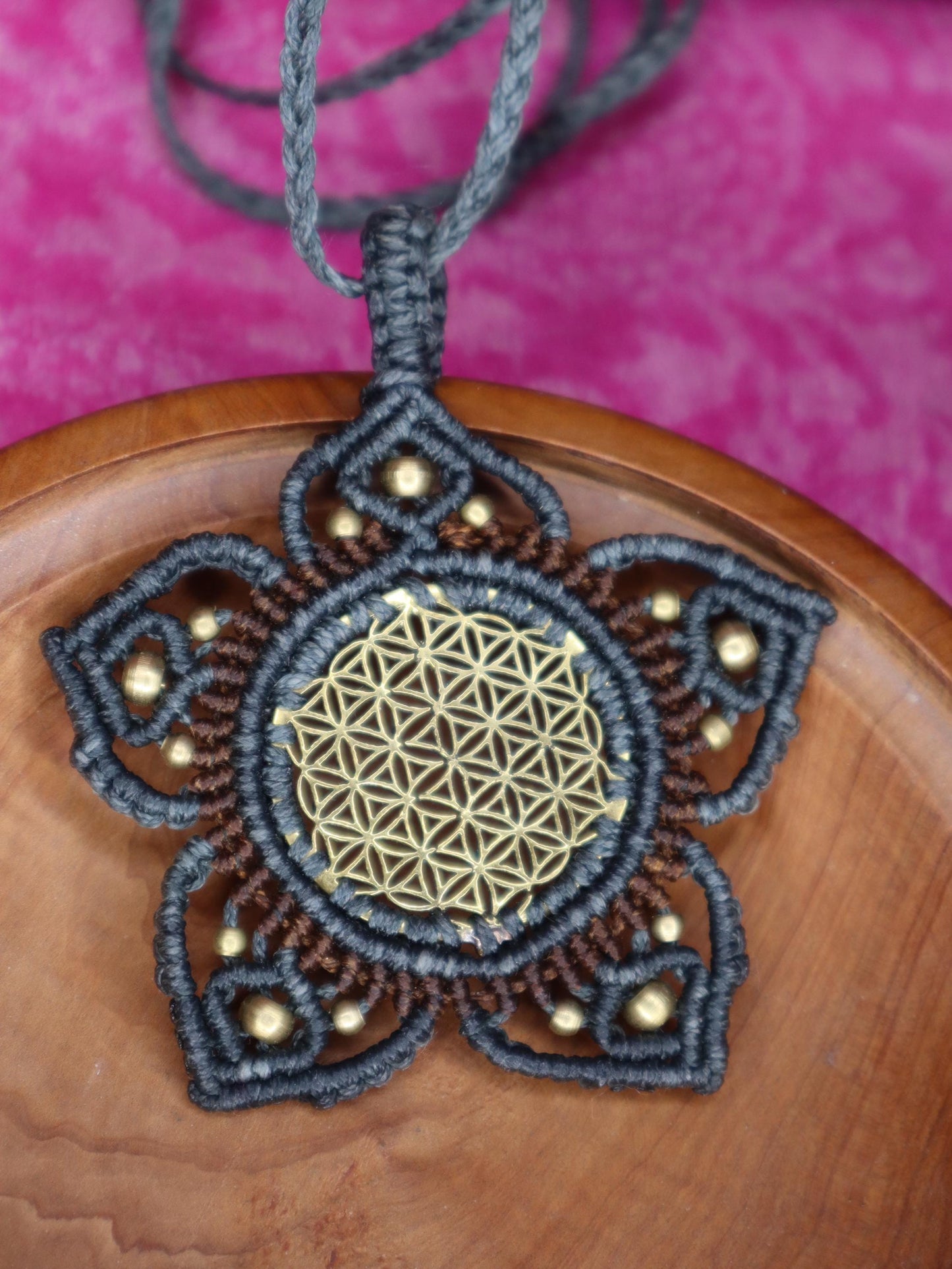 Mandala Kette, Blume des Lebens, Flower of Life