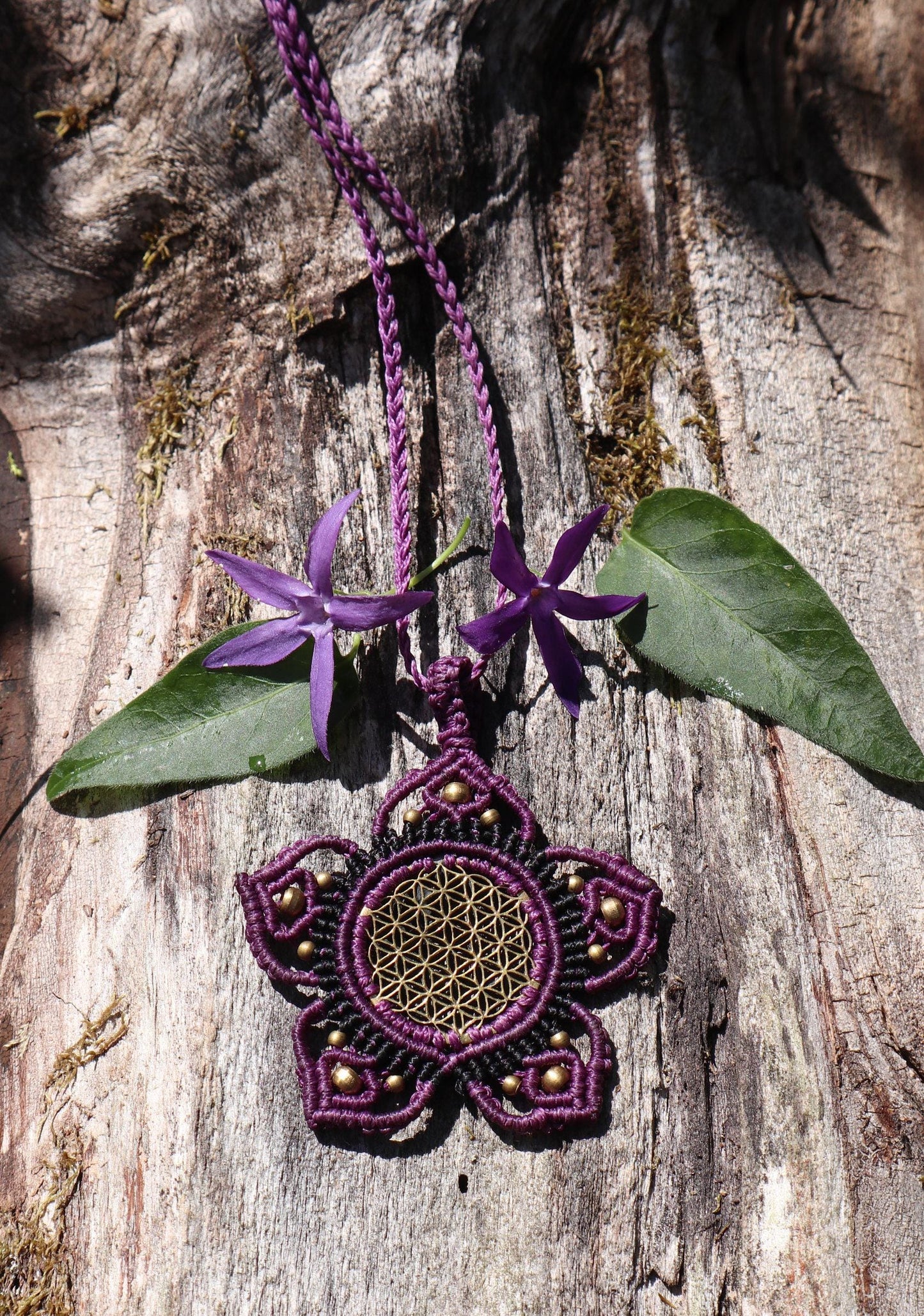 Mandala Kette, Blume des Lebens, Flower of Life