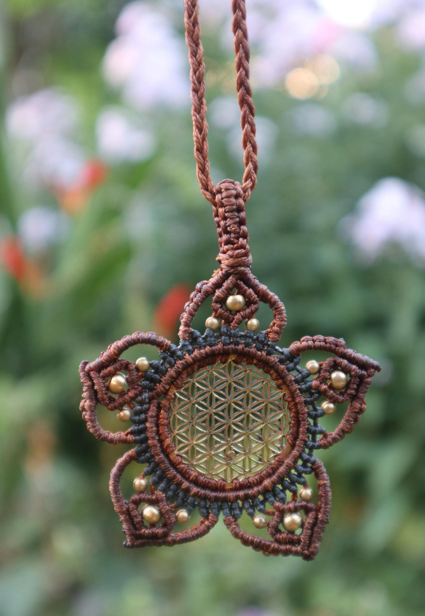 Mandala Kette, Blume des Lebens, Flower of Life