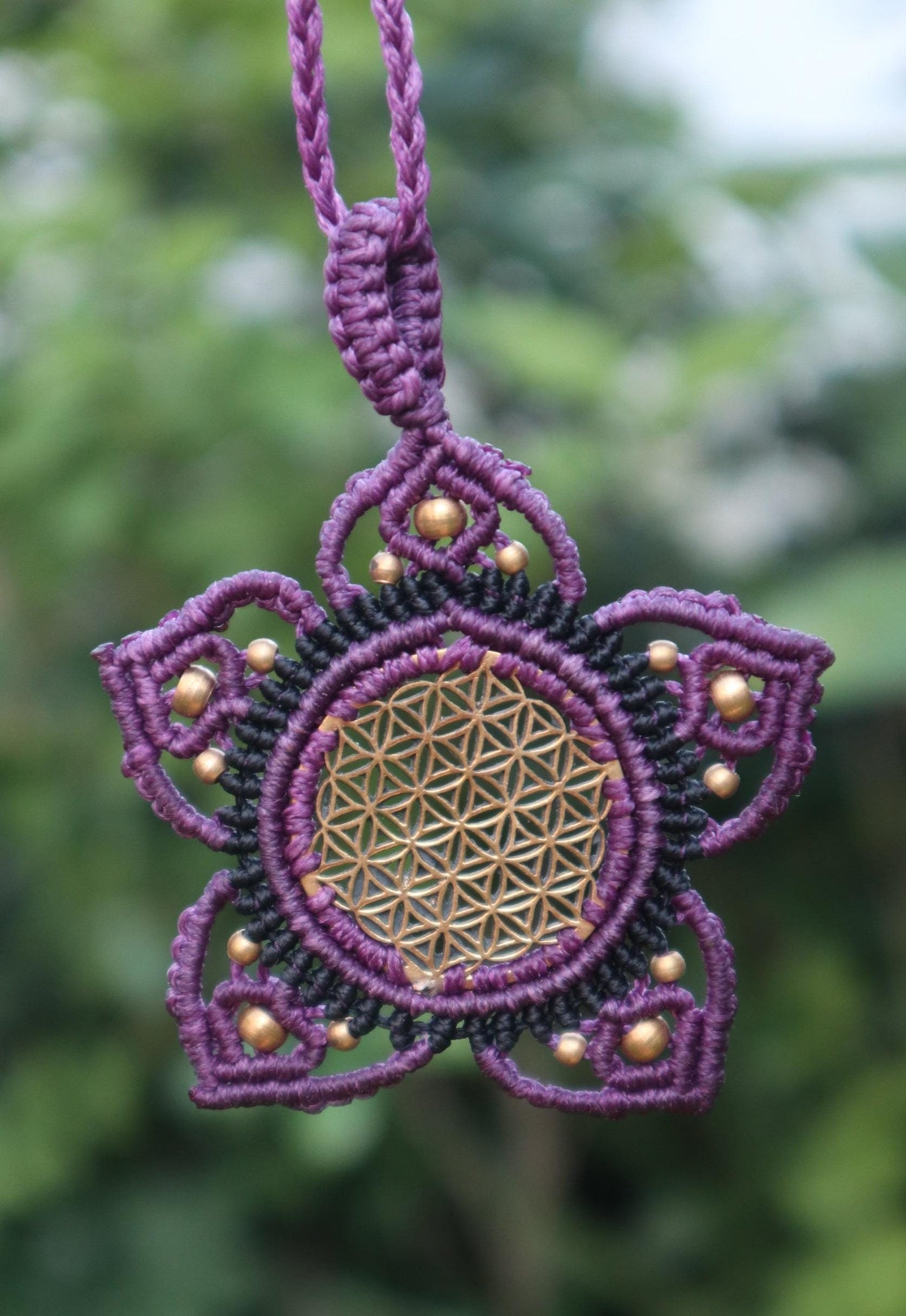Mandala Kette, Blume des Lebens, Flower of Life