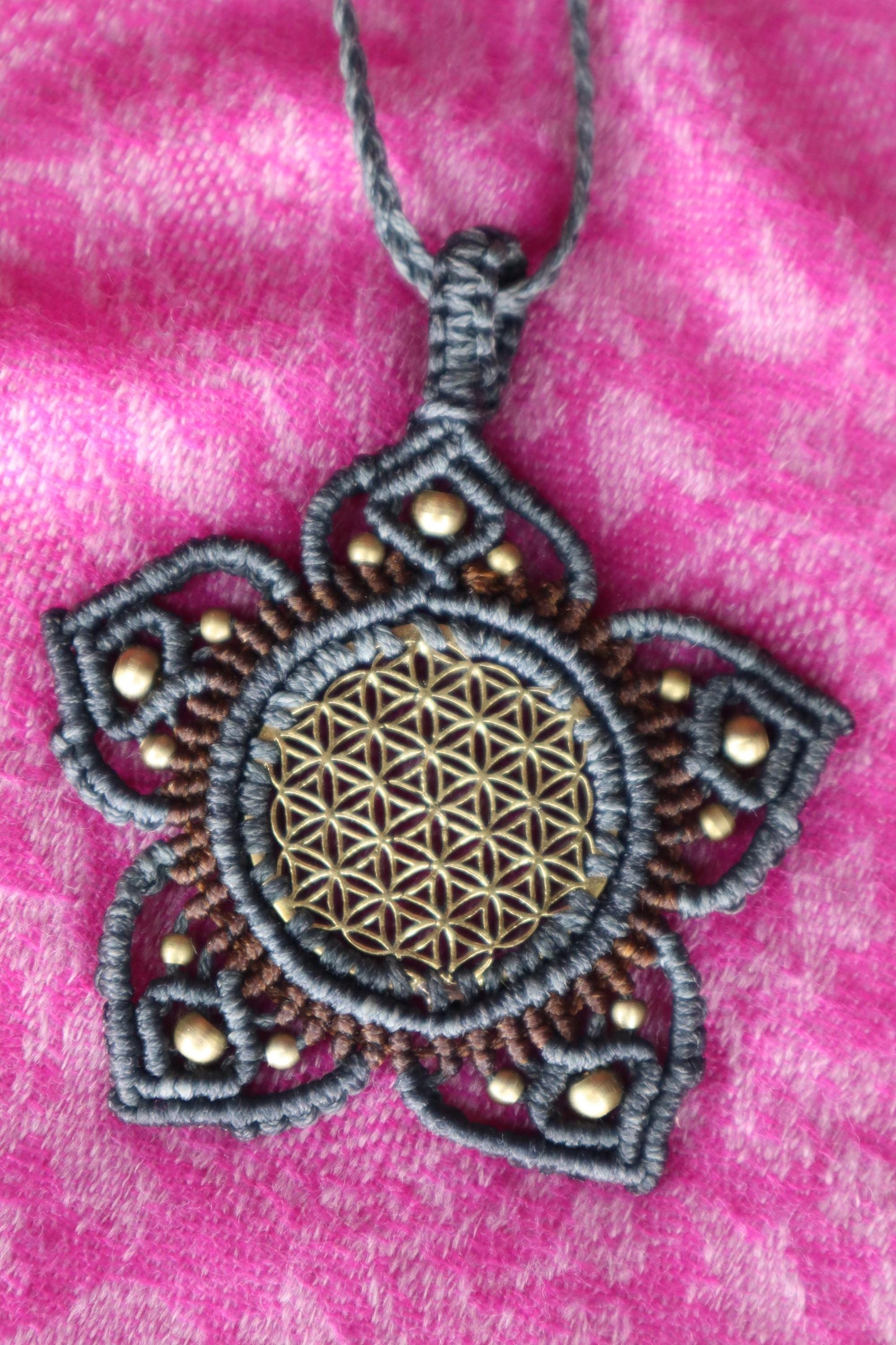 Mandala Kette, Blume des Lebens, Flower of Life