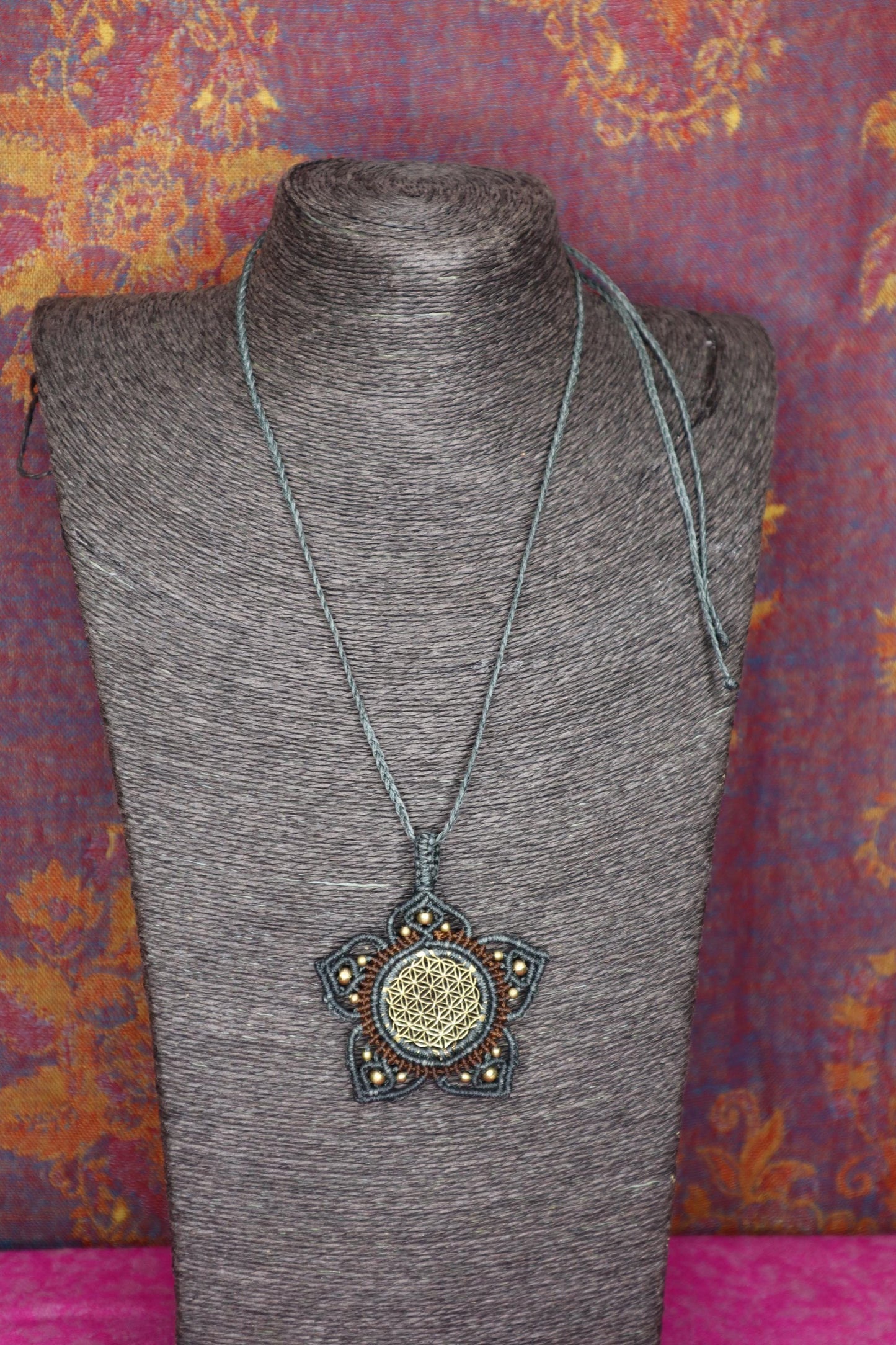 Mandala Kette, Blume des Lebens, Flower of Life