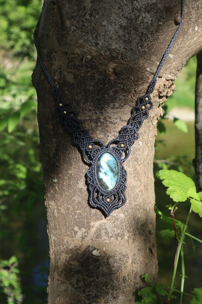 Collier mit Labradorit Halskette
