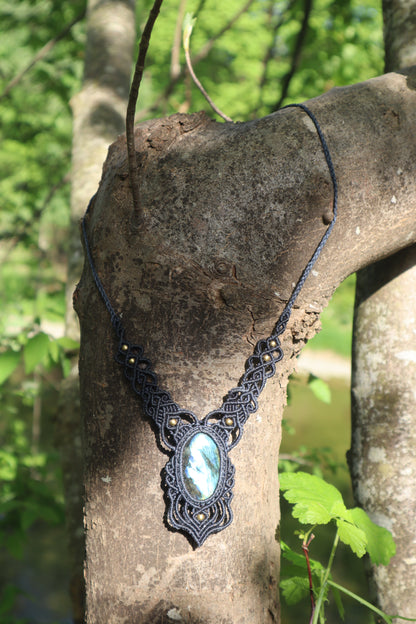 Collier mit Labradorit Halskette