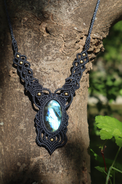 Collier mit Labradorit Halskette