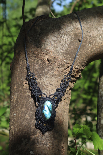 Collier mit Labradorit Halskette