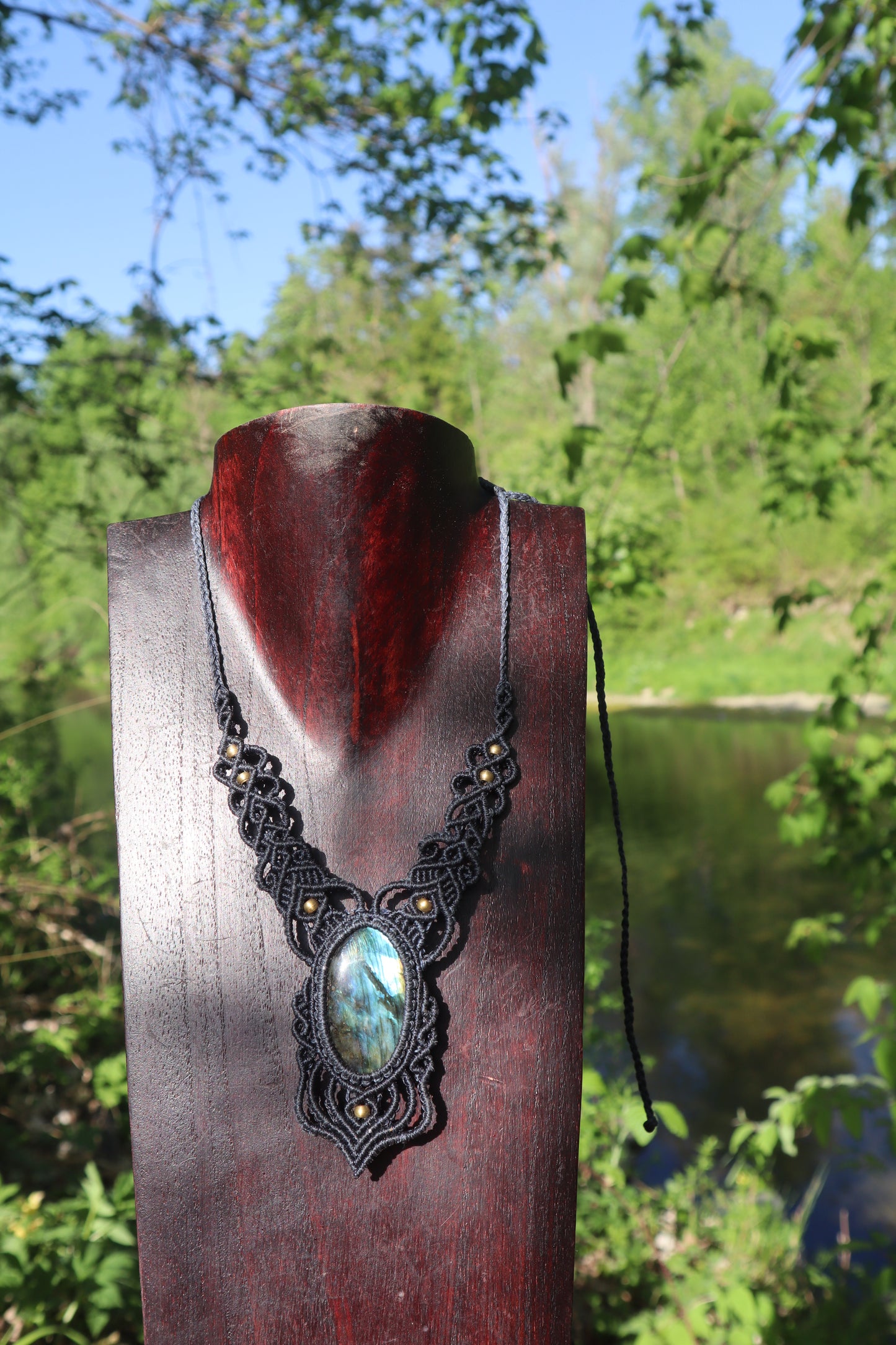 Collier mit Labradorit Halskette