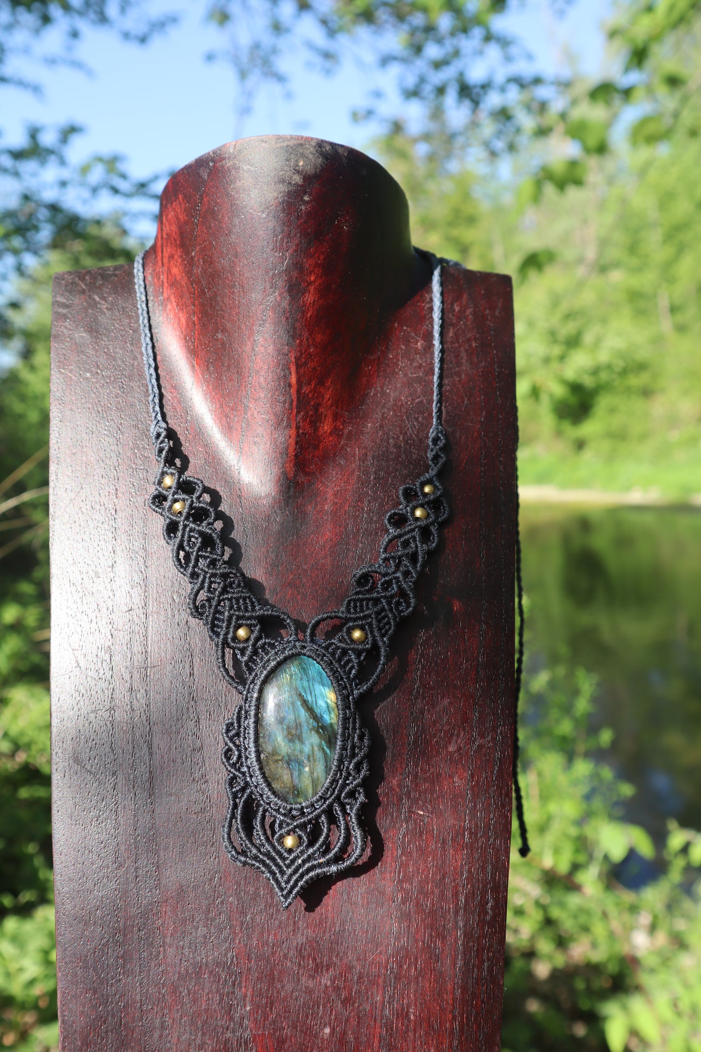 Collier mit Labradorit Halskette