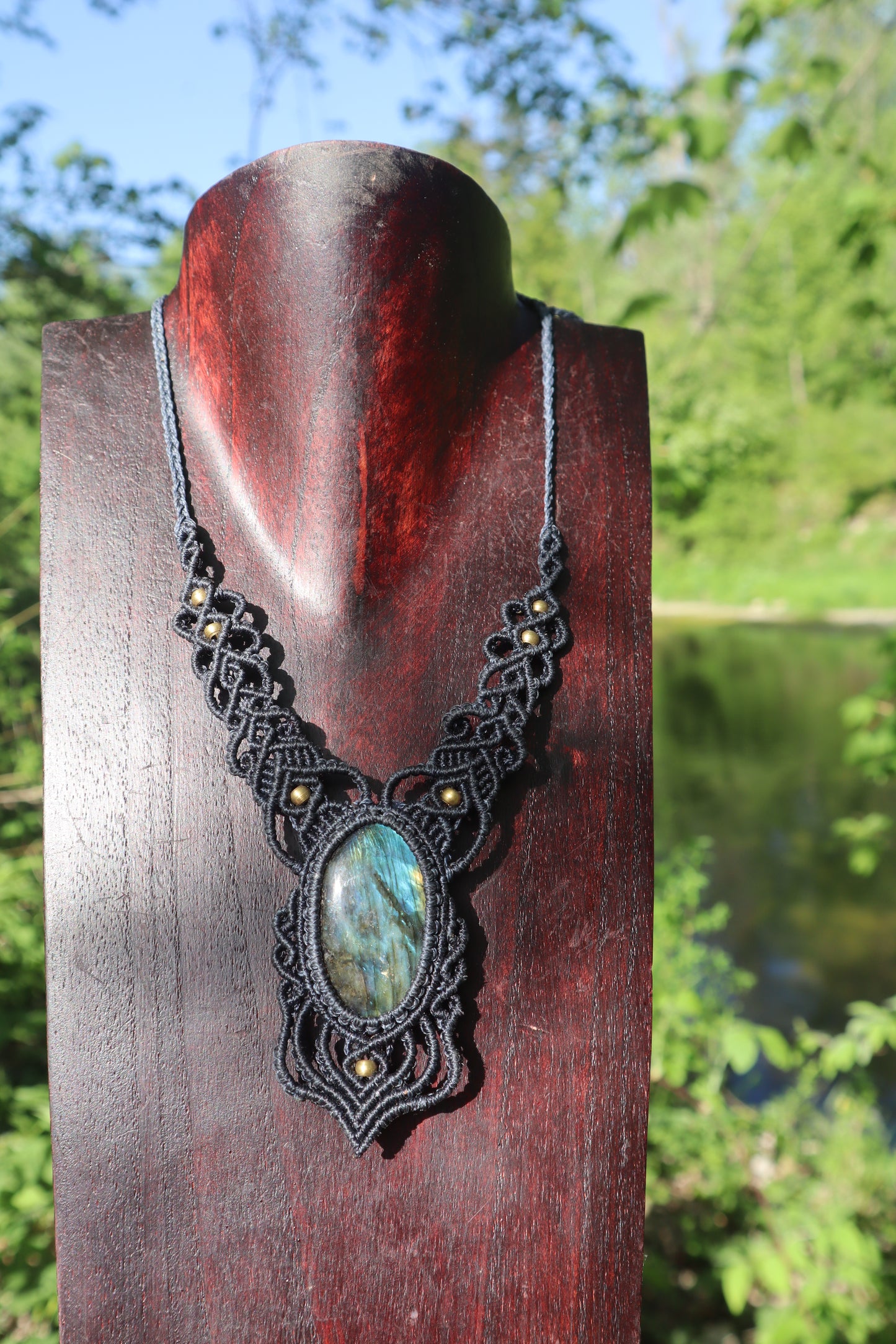 Collier mit Labradorit Halskette