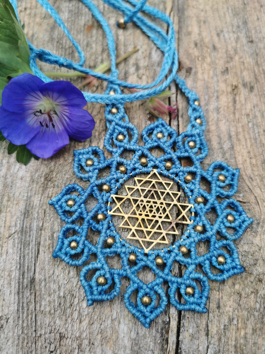 Shri Yantra Mandala Anhänger,