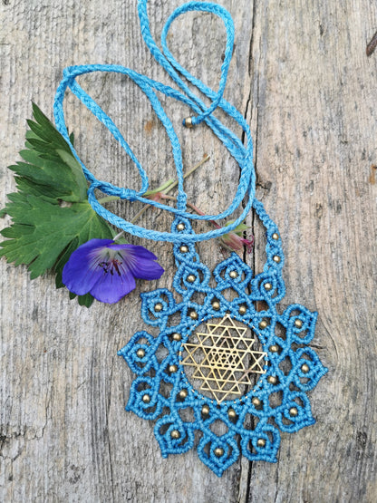 Shri Yantra Mandala Anhänger,