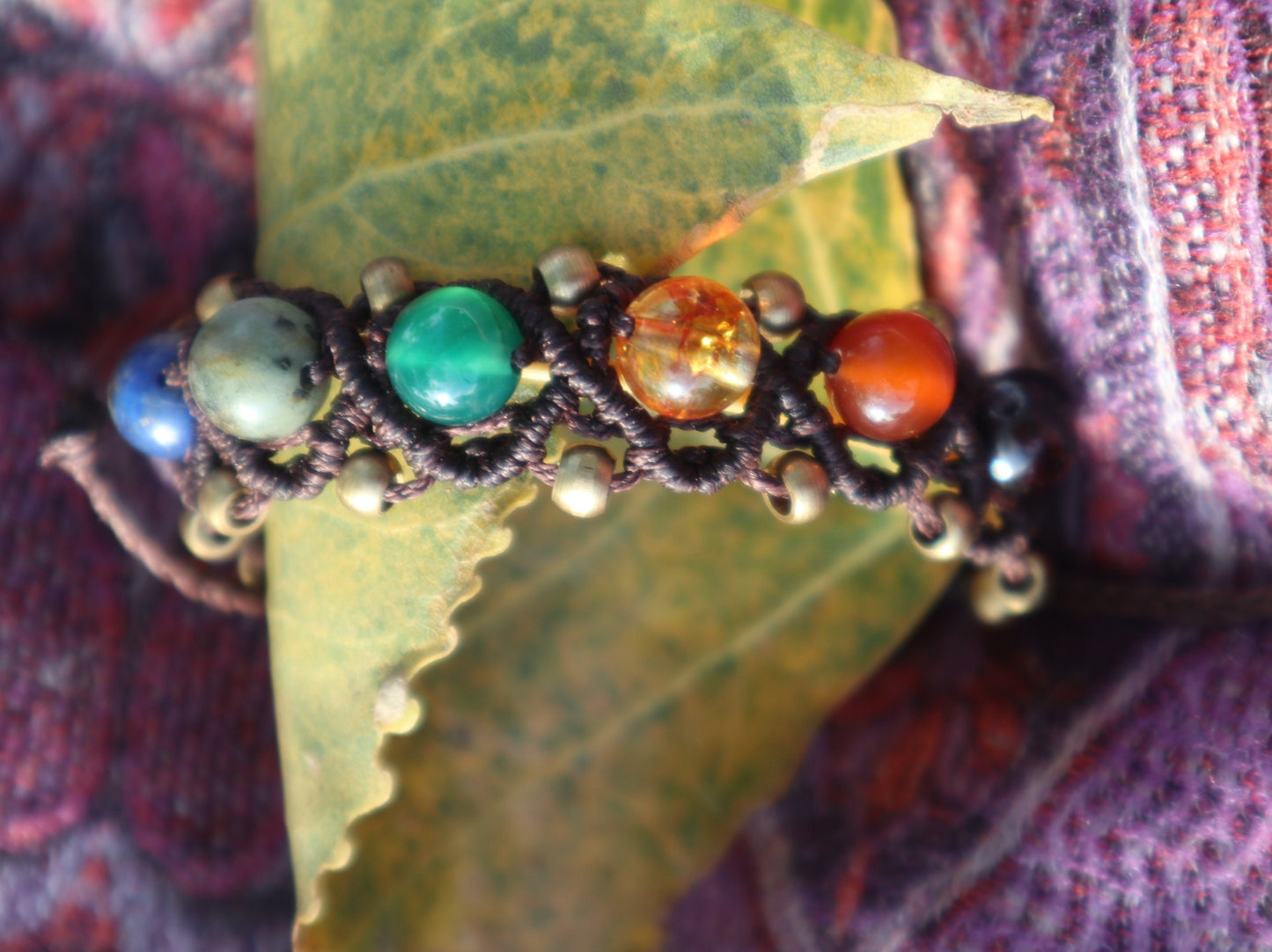 Chakra Band, Armband, Rainbow Bracelet, Armband,