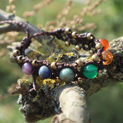 Chakra Band, Armband, Rainbow Bracelet, Armband,