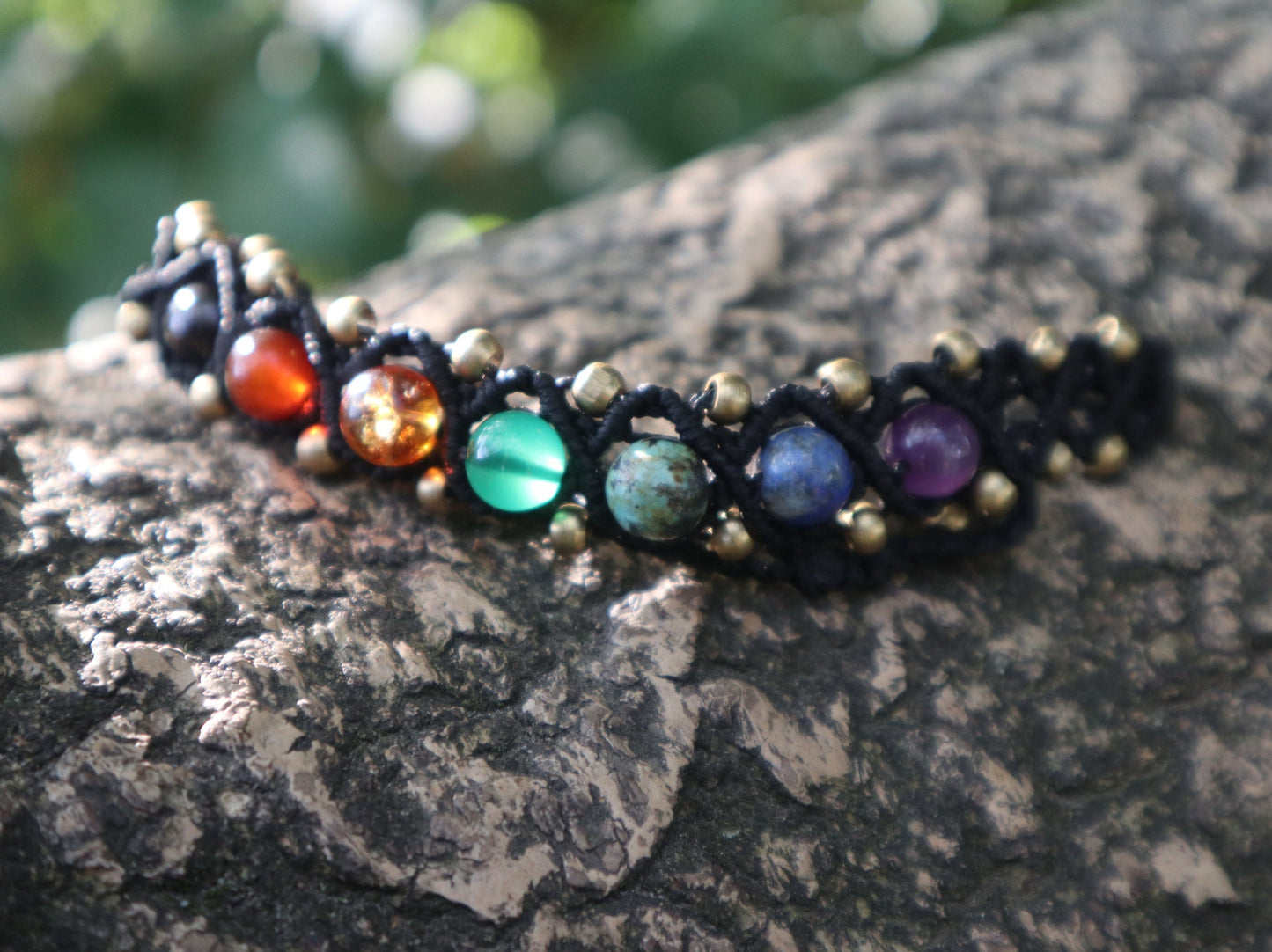 Chakra Band, Armband, Rainbow Bracelet, Armband,