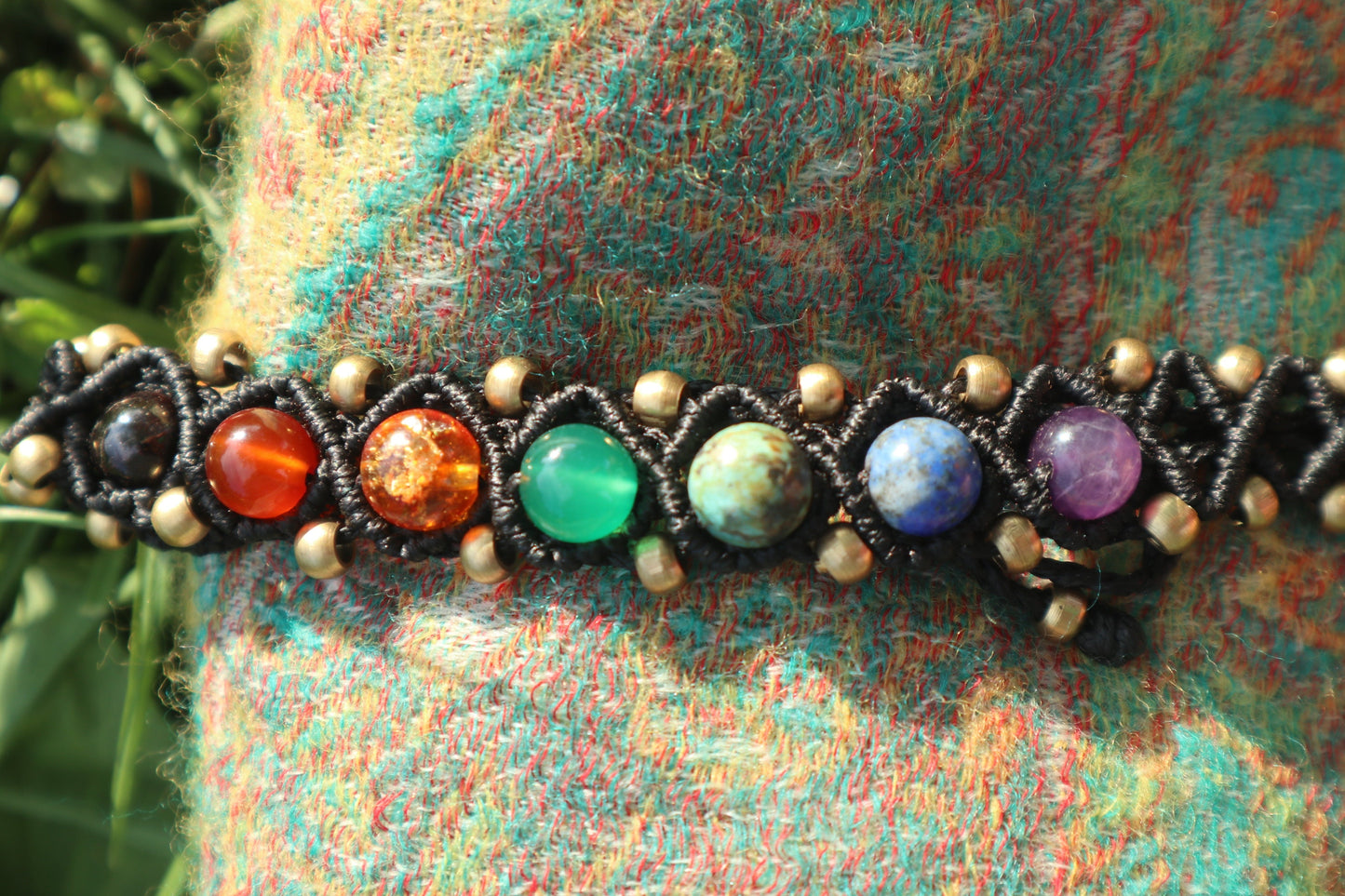Chakra Band, Armband, Rainbow Bracelet, Armband,