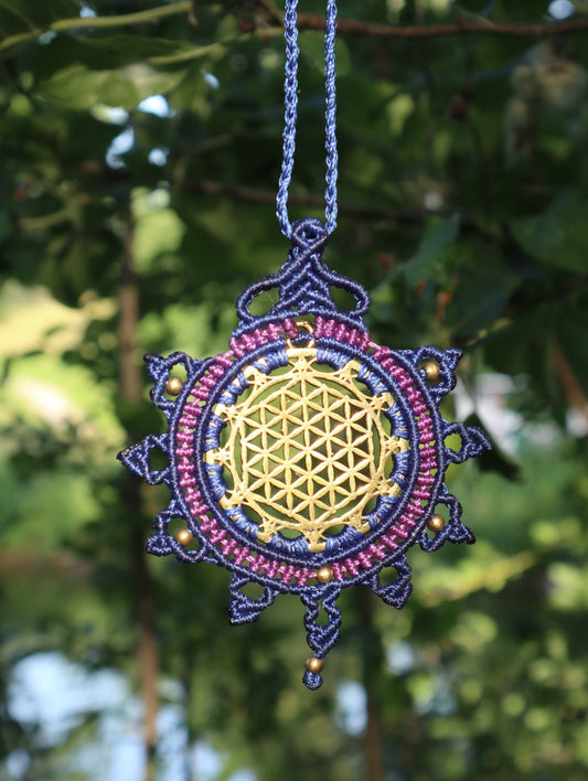 Lebensblume, Baum des Lebens, Kette, Heilige Geometrie,