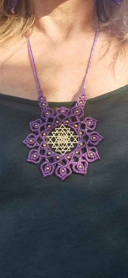 Shri Yantra Mandala Anhänger,