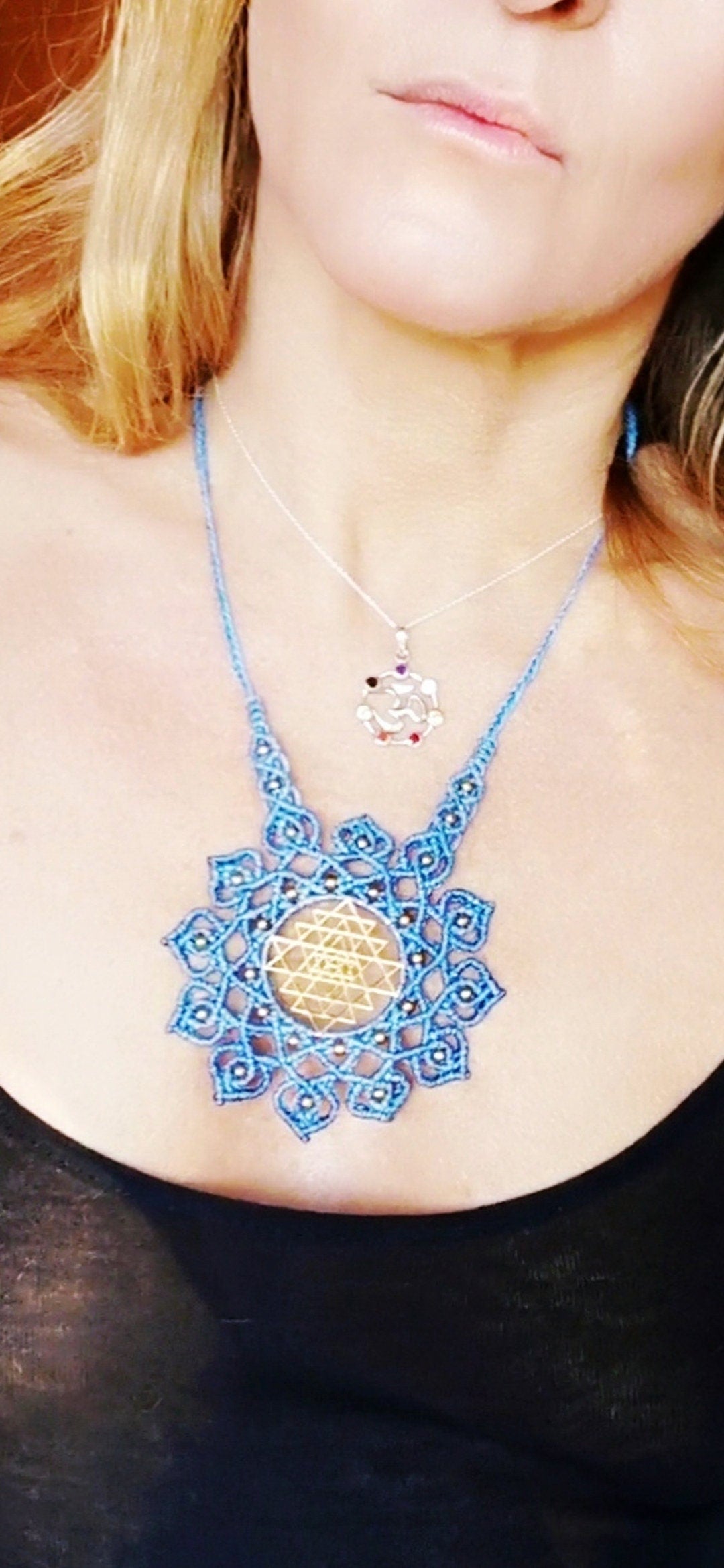 Shri Yantra Mandala Anhänger,