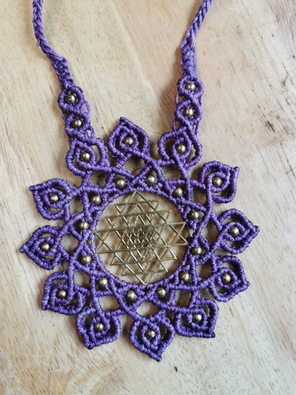 Shri Yantra Mandala Anhänger,