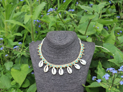 Muschel Halskette | Macrame
