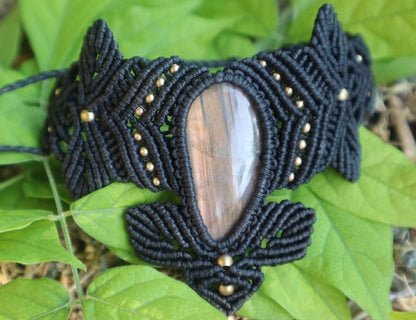 Collier mit Labradorit Halskette,