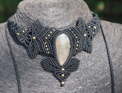 Collier mit Labradorit Halskette,