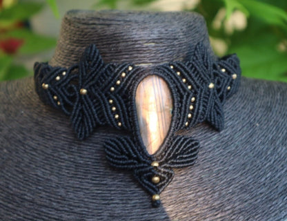 Collier mit Labradorit Halskette,