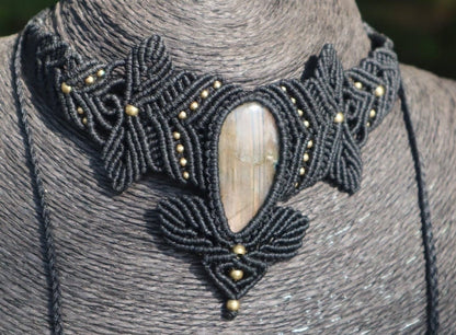 Collier mit Labradorit Halskette,